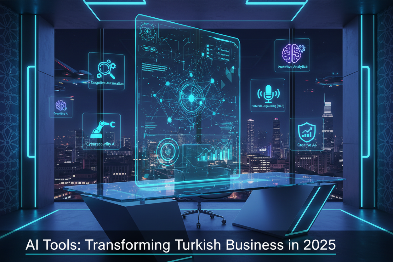 2025'te İşletmenizi Dönüştürecek 7 Yapay Zeka Aracı: Kapsamlı Rehber