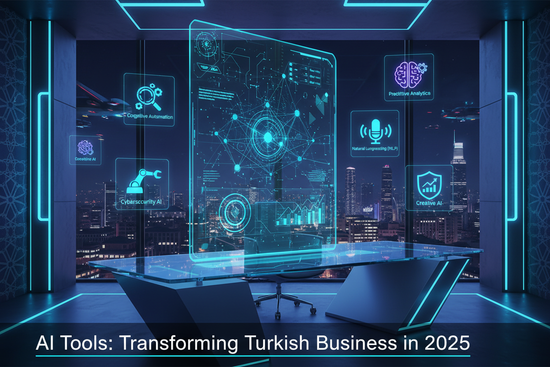 2025'te İşletmenizi Dönüştürecek 7 Yapay Zeka Aracı: Kapsamlı Rehber