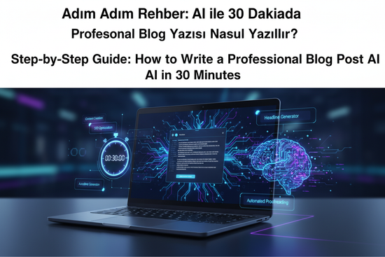 Adım Adım Rehber: AI ile 30 Dakikada Profesyonel Blog Yazısı Nasıl Yazılır?