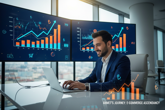 Başarı Hikayesi: Ahmet'in E-Ticaret Yolculuğu - Sıfırdan Aylık 50.000 TL Ciroya