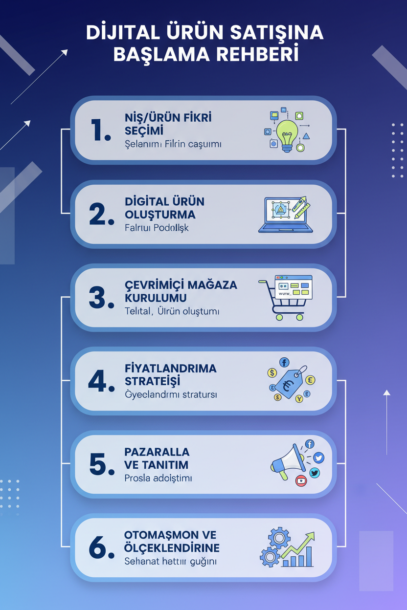 Dijital Ürün Satışına Nasıl Başlanır? Adım Adım Kılavuz
