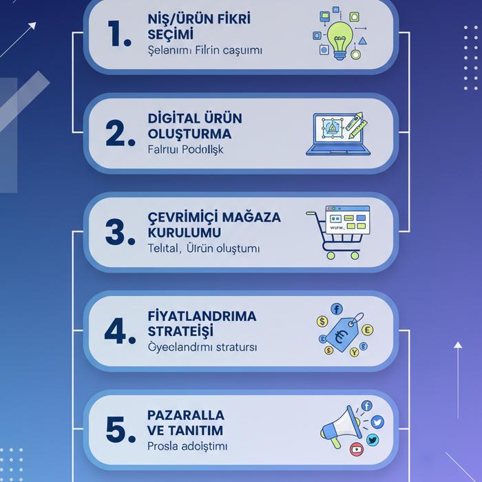 Dijital Ürün Satışına Nasıl Başlanır? Adım Adım Kılavuz