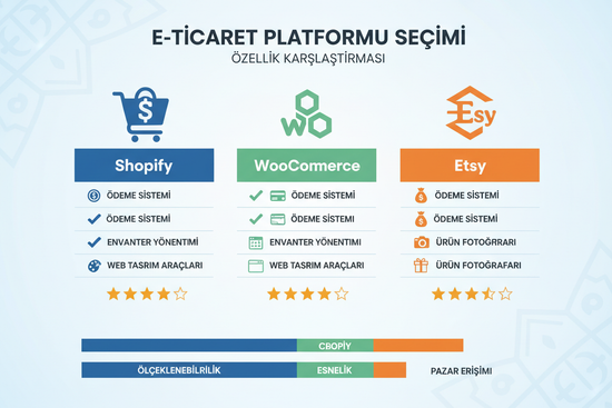 E-Ticaret Platformu Nasıl Seçilir? Shopify, İkas ve Diğer Seçenekler Karşılaştırması