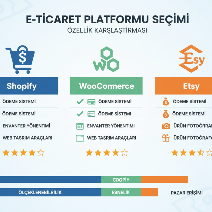 E-Ticaret Platformu Nasıl Seçilir? Shopify, İkas ve Diğer Seçenekler Karşılaştırması