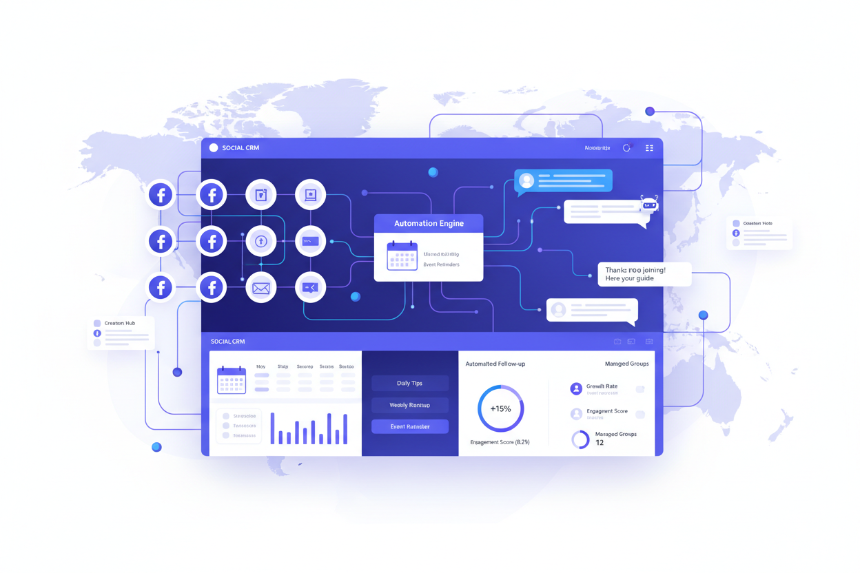 Facebook Group Auto Poster & Messenger CRM: Automate Your Social Media Marketing