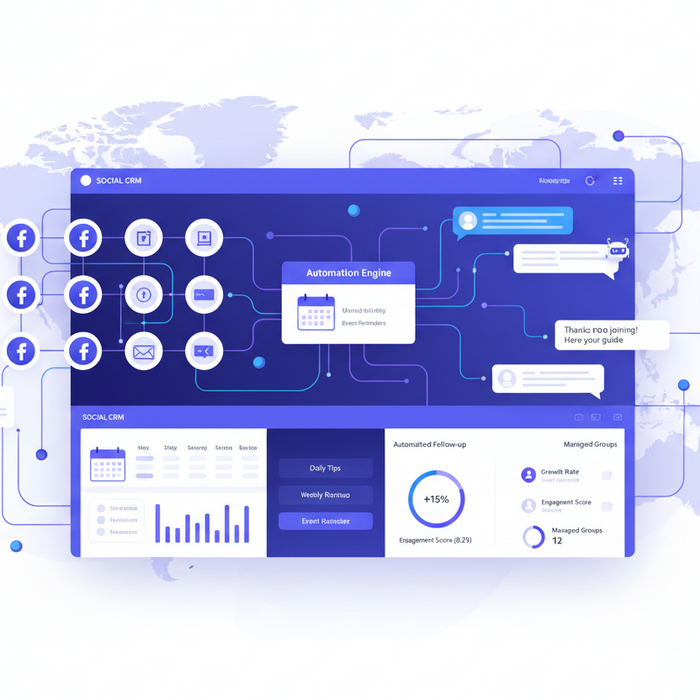 Facebook Group Auto Poster & Messenger CRM: Automate Your Social Media Marketing
