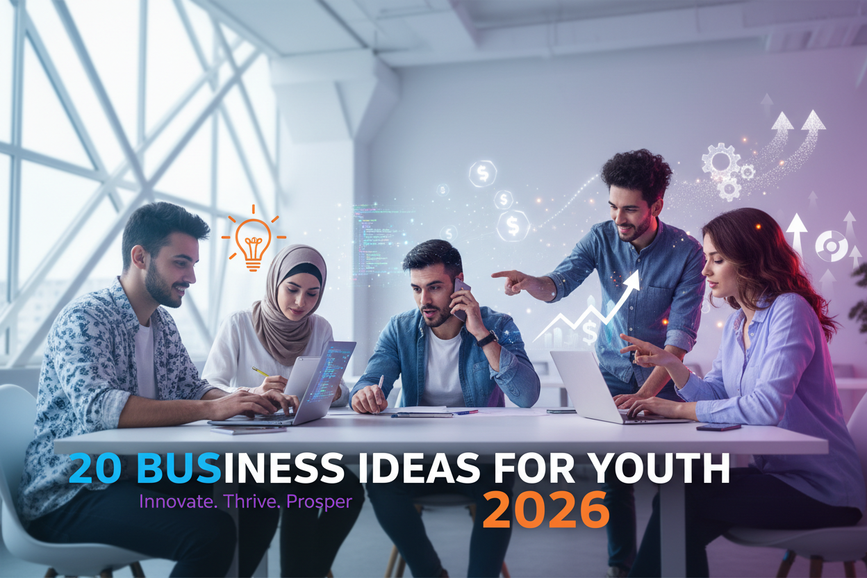 🎯 Gençler İçin 20 İş Fikri 2026: 18-25 Yaş Arası İçin Düşük Sermaye, Yüksek Kazanç!