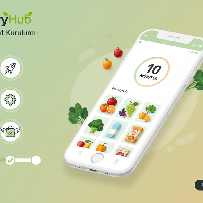 GroceryHub ile Hızlı Ticaret Uygulamanızı 10 Dakikada Kurun