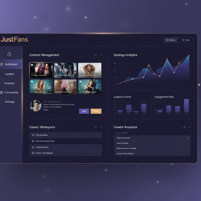 JustFans ile Premium İçerik Oluşturucuları İçin Profesyonel Platform