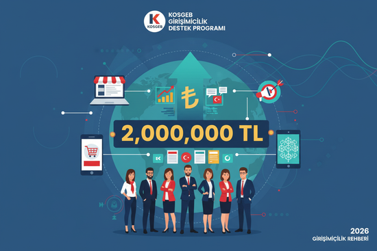 KOSGEB 2 Milyon TL Destek ile Dijital İşinizi Kurun: 2026 Girişimci Rehberi