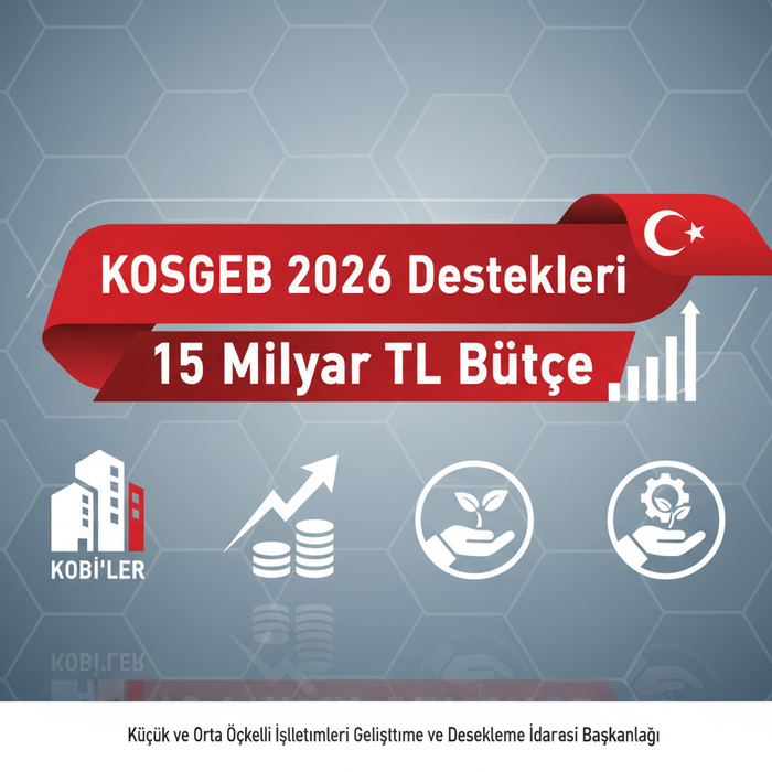 KOSGEB 2026 Destekleri Açıklandı: 15 Milyar TL Bütçe Ayrıldı