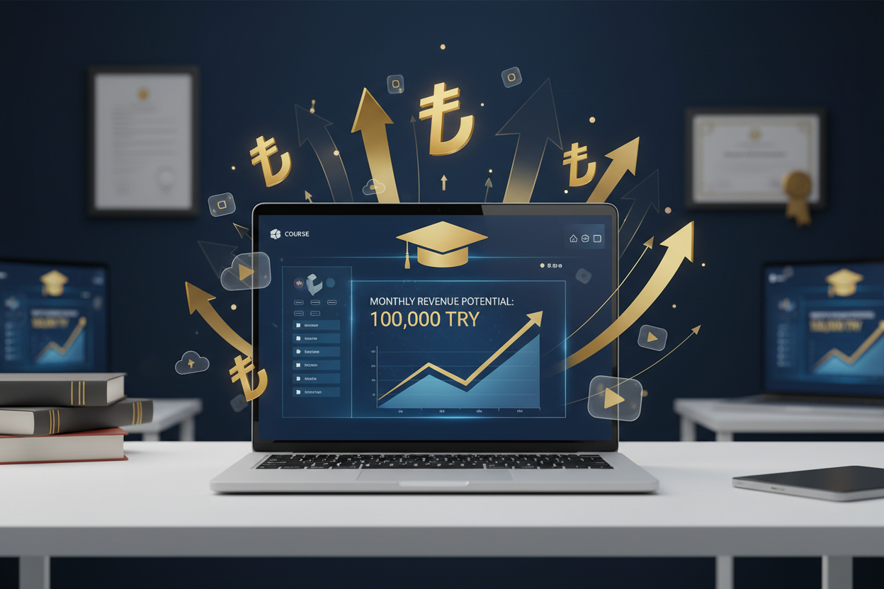 🎓 Online Kurs Oluşturma ve Satma 2026: Bilgini Paraya Çevir (100.000₺/Ay Potansiyel)