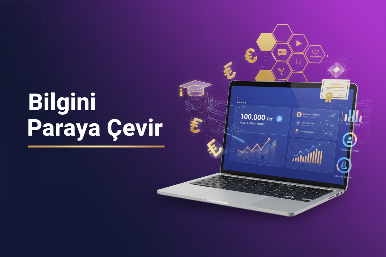 🎓 Online Kurs Oluşturma ve Satma 2026: Bilgini Paraya Çevir (100.000₺/Ay Potansiyel)