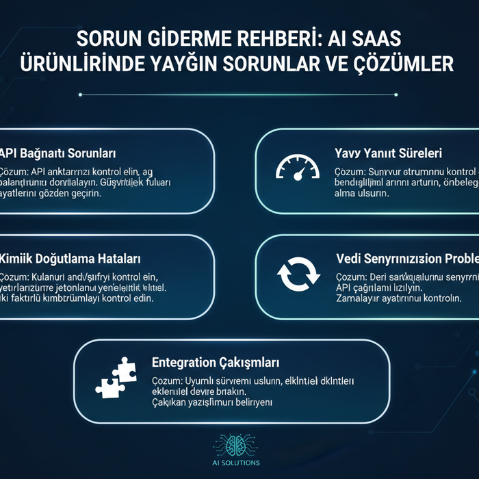 Sorun Giderme Rehberi: AI SaaS Ürünlerinde Yaygın Sorunlar ve Çözümleri
