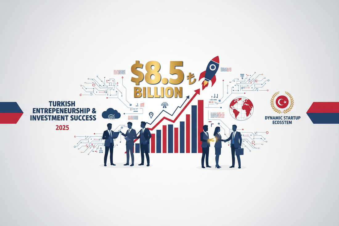 Türk Girişimciler 2025'te 8,5 Milyar Dolar Yatırım Aldı