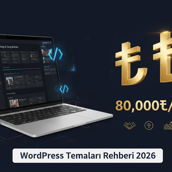 🎨 WordPress Temaları ile Aylık 80.000₺ Kazanma Rehberi 2026 (Freelance + Satış Stratejileri)