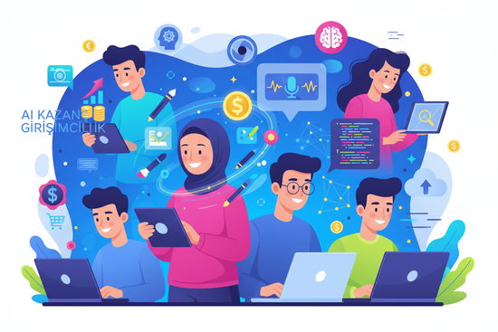 Yapay Zeka Araçlarıyla Yan Gelir: Gençler İçin 15 Kanıtlanmış İş Fikri