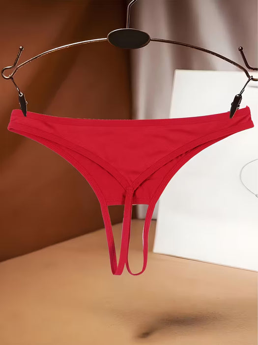 Kadın Kırmızı Ağ bölgesi Açık Külot BC0059