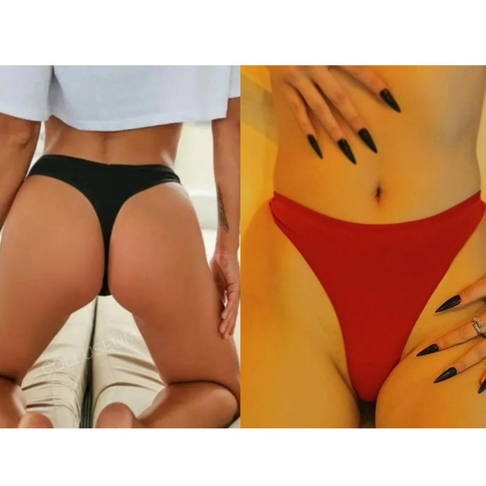 Kadın 2'li Brazilian Külot - Tanga Seksi İç Çamaşırı BC0040