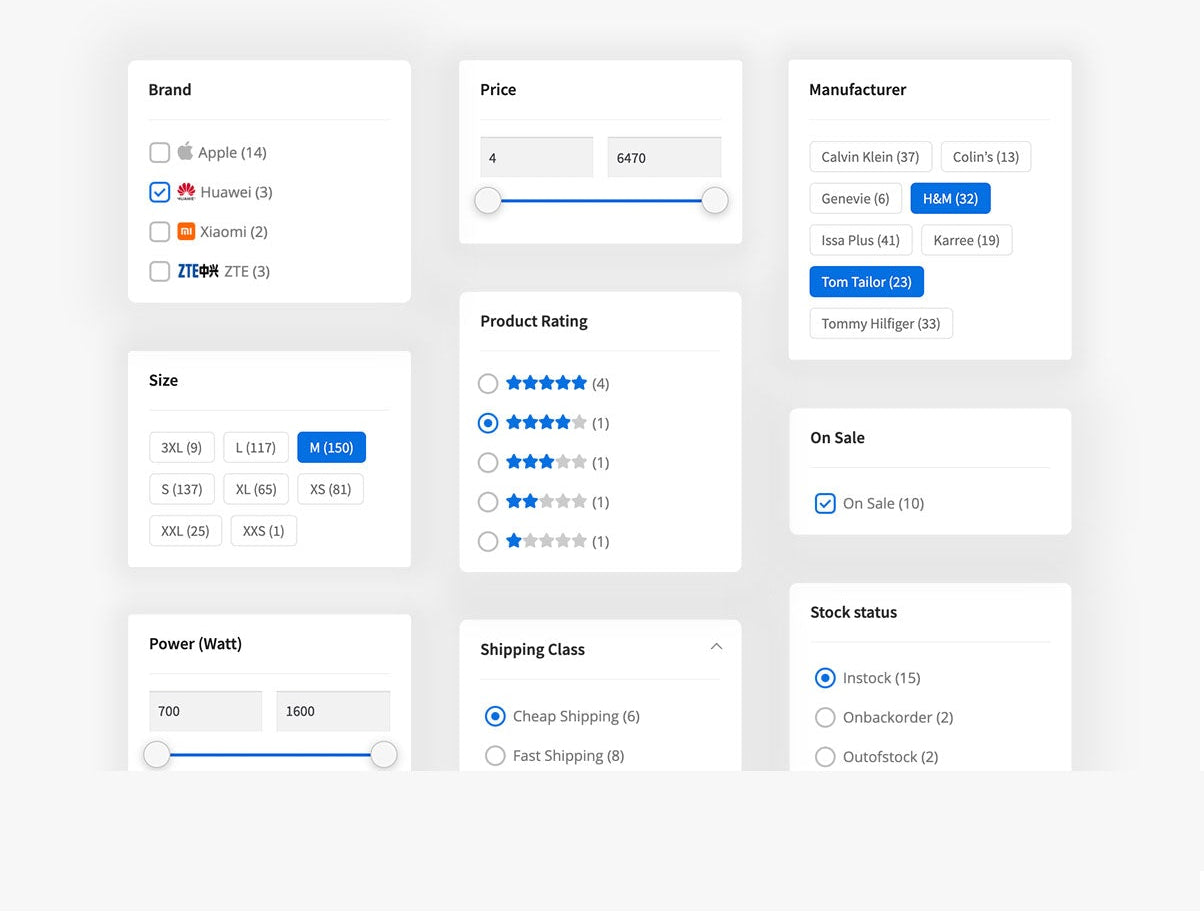 Her Şeyi Filtrele | WordPress/WooCommerce Ürün Filtresi
