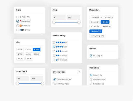 Her Şeyi Filtrele | WordPress/WooCommerce Ürün Filtresi