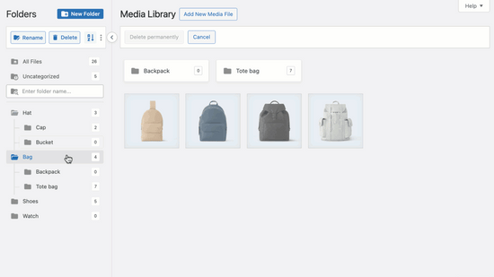 FileBird - WordPress Medya Kütüphanesi Klasörleri