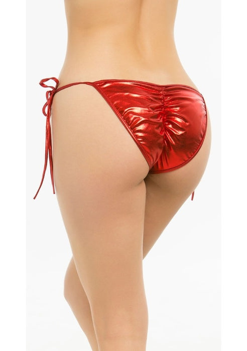 Fantazi Aşk Kırmızısı Seksi Yandan Bağlamalı String - Külot BC0032