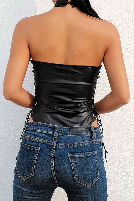 Bacio Fantezi Yanları Kuş Gözlü Yandan Bağlamalı  Seksi Babydol BC5426