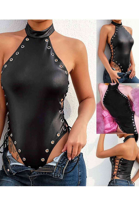 Bacio Fantezi Yanları Kuş Gözlü Yandan Bağlamalı  Seksi Babydol BC5426