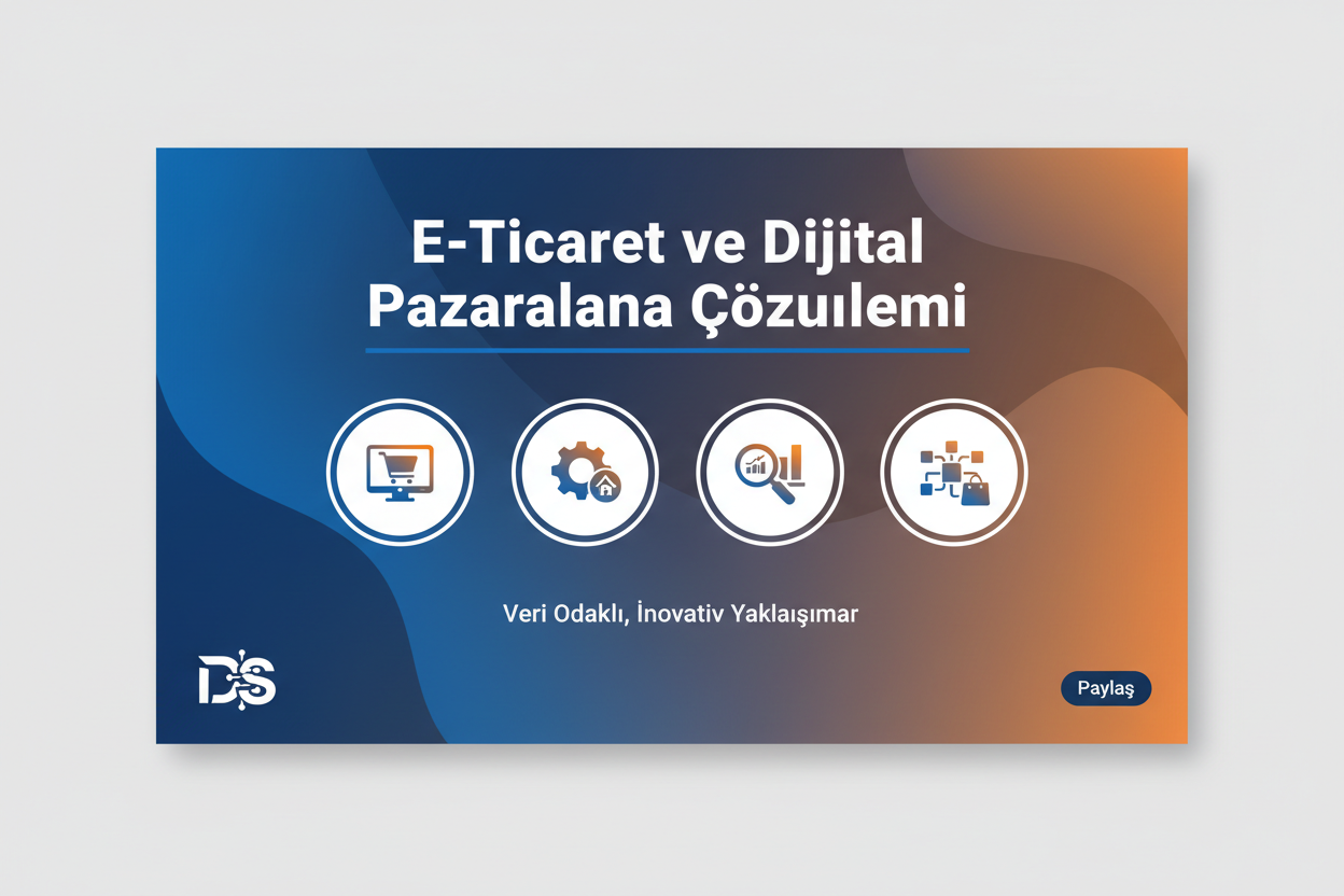 E-Ticaret ve Dijital Pazarlama Görseli
