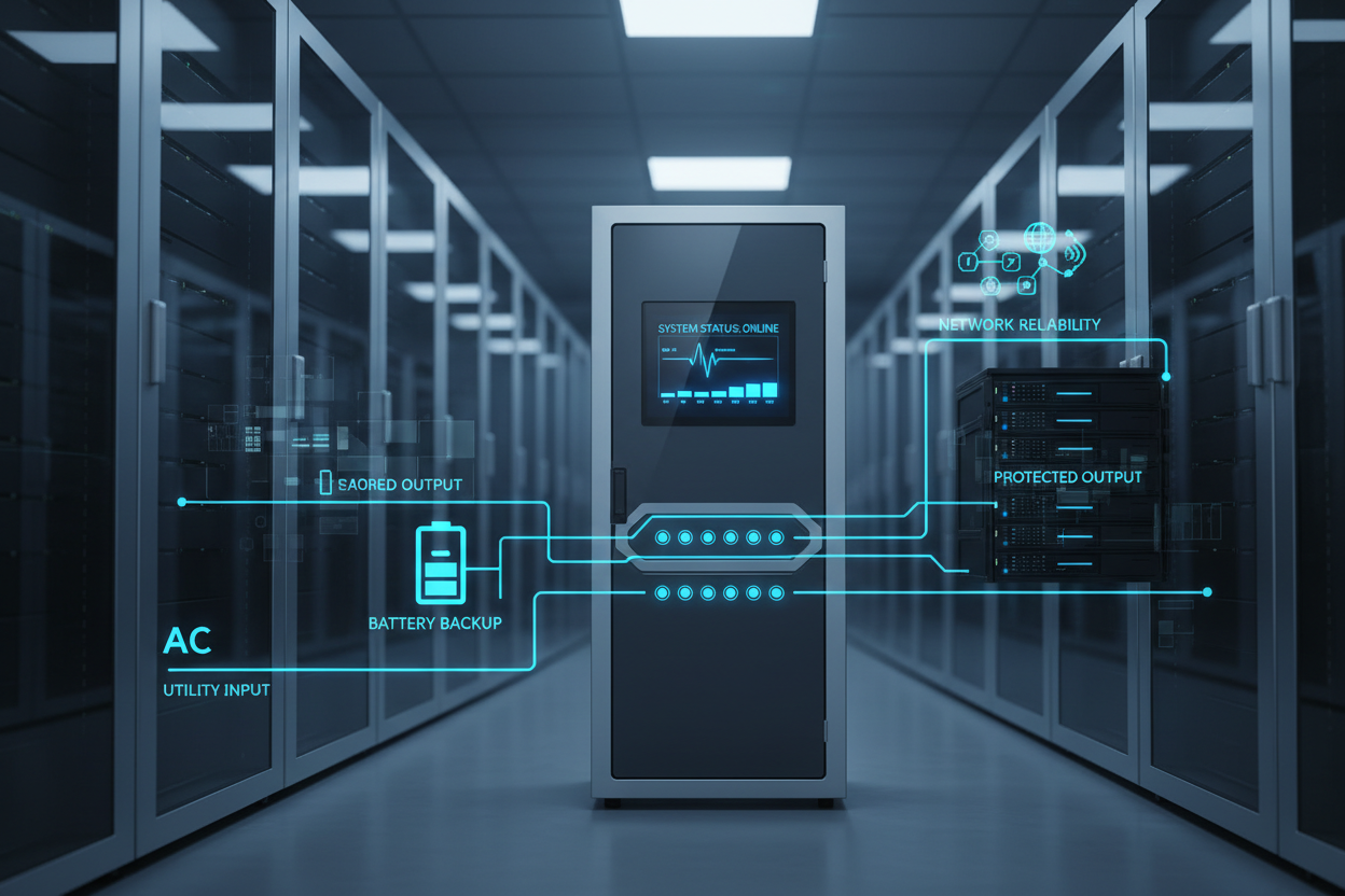 Neden Sunucular İçin UPS Kullanılır? Detaylı Teknik Rehber [2026]