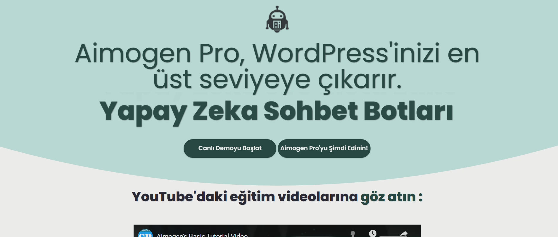 Aimogen Pro - Hepsi Bir Arada Yapay Zeka İçerik Yazarı, Editörü, Sohbet Botu ve Otomasyon Araç Seti