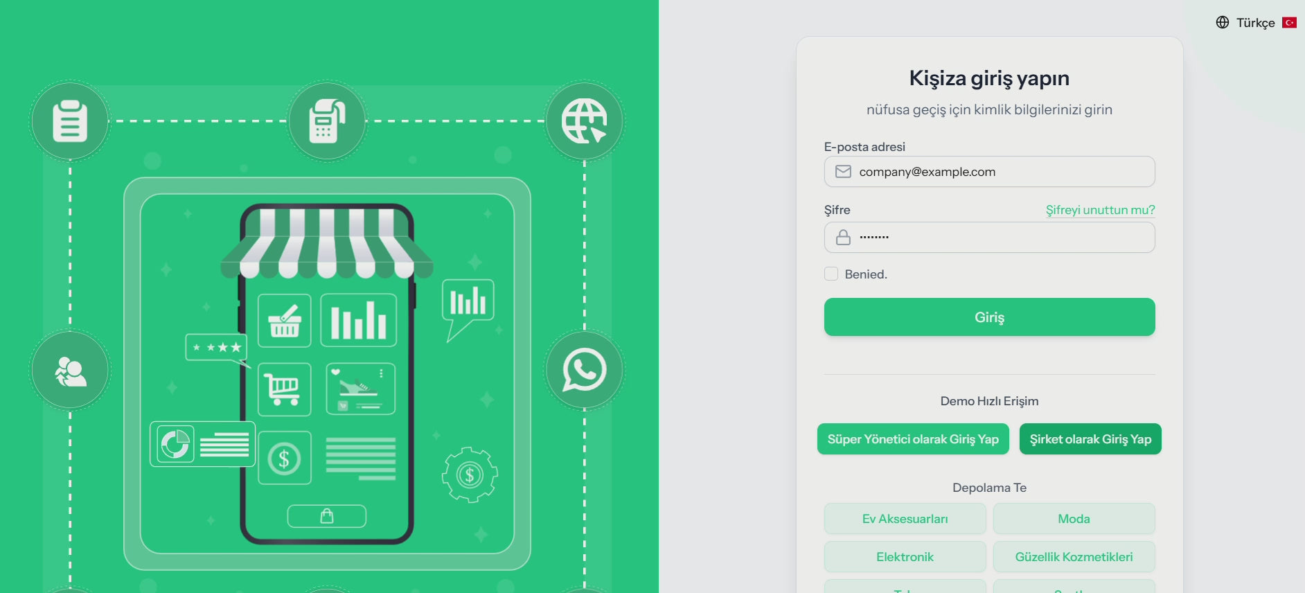 StoreGo SaaS - Çevrimiçi Mağaza Oluşturucu