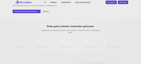 WhatsMarkSaaS - Botlar, Sohbetler, Toplu Gönderim ve Yapay Zeka ile WhatsApp Pazarlama ve Otomasyon SaaS Platformu 