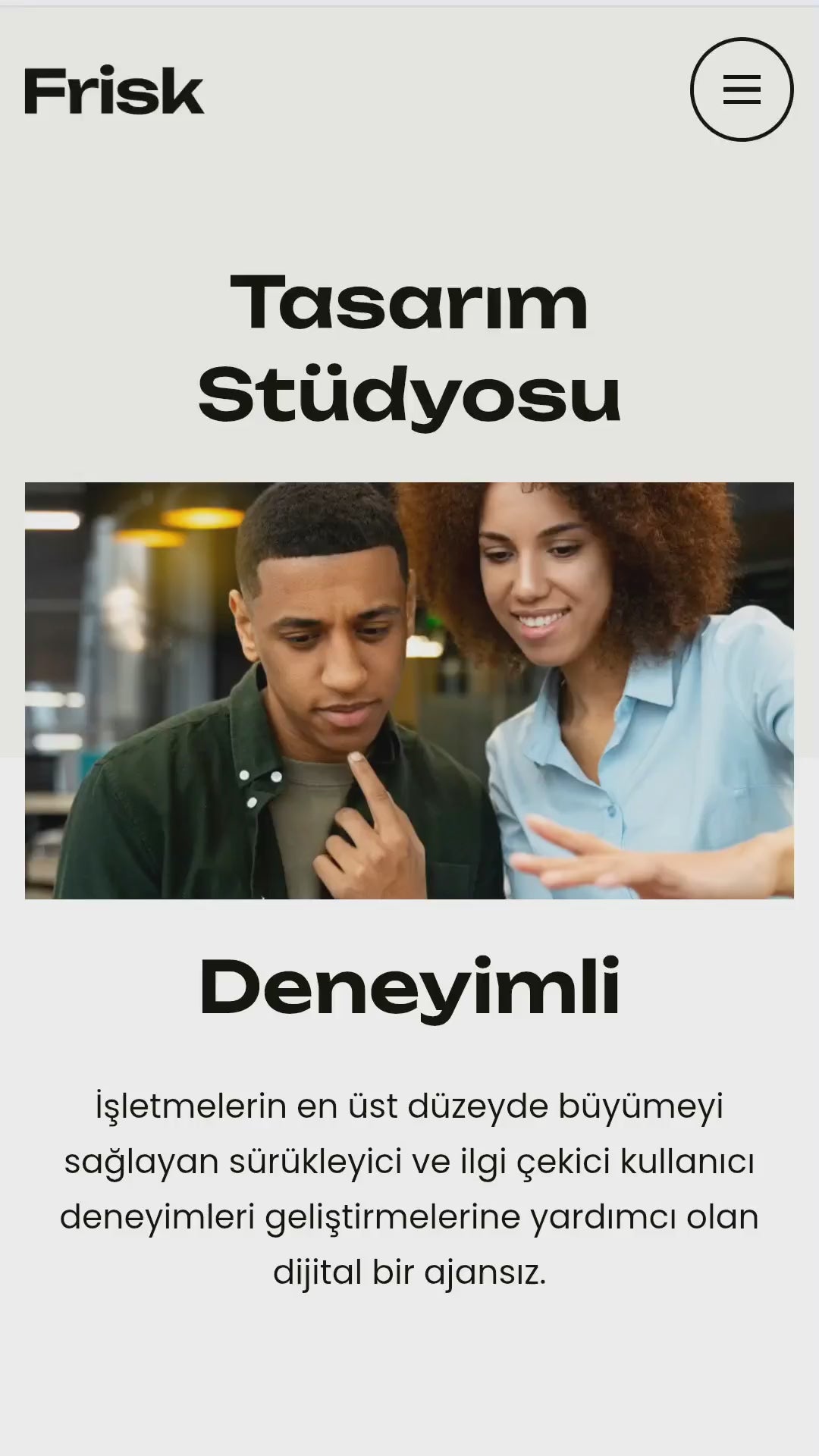 Frisk - Yaratıcı Ajans ve Portföy WordPress Teması