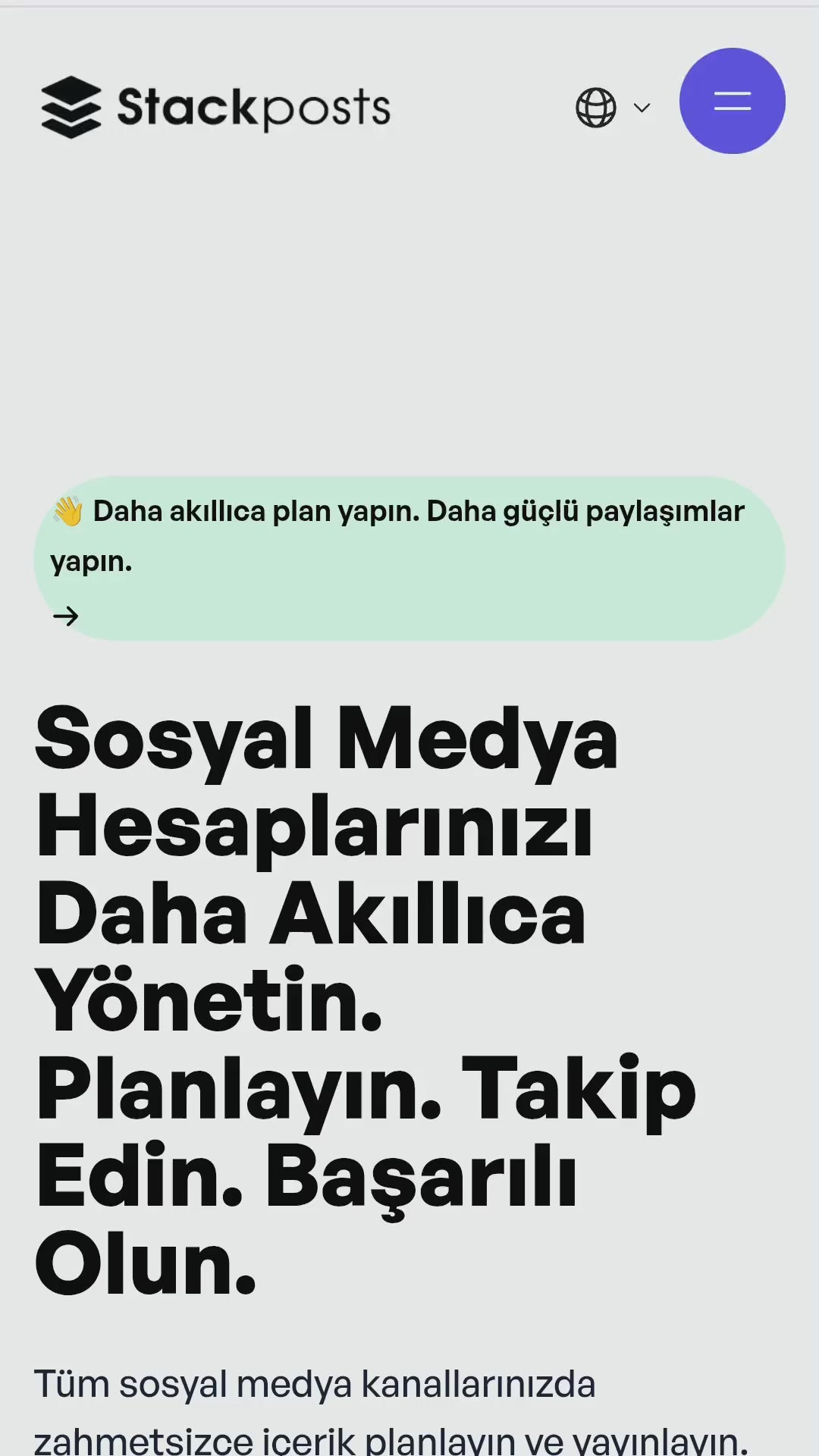 Stackposts - Yapay Zeka Destekli Sosyal Medya Yönetimi ve Pazarlama SaaS Platformu