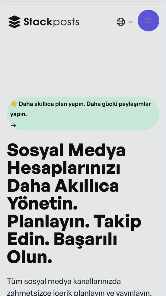 Stackposts - Yapay Zeka Destekli Sosyal Medya Yönetimi ve Pazarlama SaaS Platformu