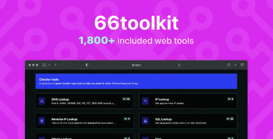 66toolkit - En Üstün Web Araçları Sistemi (SAAS)