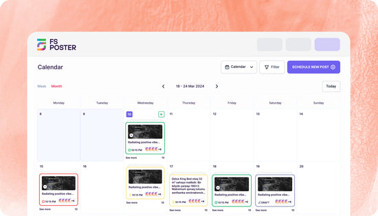 FS Poster - WordPress Sosyal Medya Otomatik Paylaşım ve Zamanlama Aracı [Facebook, Instagram, Twitter, Pinterest]