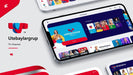 Mobil cihazlarda yayın ve programlarla Utebaylargrup TV kanalı arayüzü
