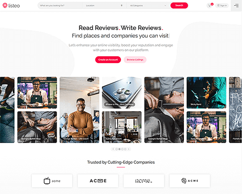 Listeo - Rehber ve Listeleme ile Rezervasyon - WordPress Teması